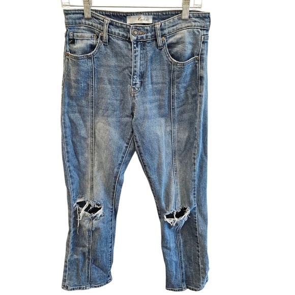 KanCan Samantha High Rise Distressed Denim Jean - Picture 3 of 8